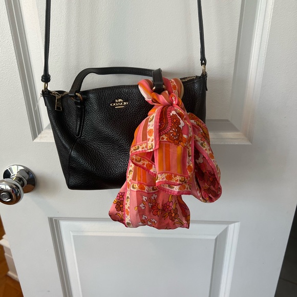 💐🌷Scarf -Adrienne Landau Studios Silk. Purse Twilly. Cool Belt - Picture 1 of 8